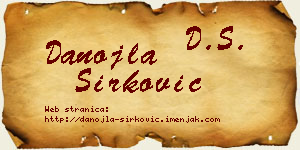 Danojla Sirković vizit kartica